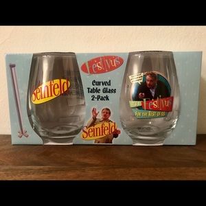 Seinfeld Festivus Stemless Glass 2 Pack Se…